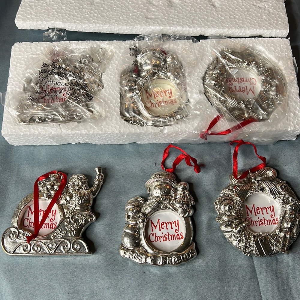 Avon (2) Sets of Three Frame Ornaments